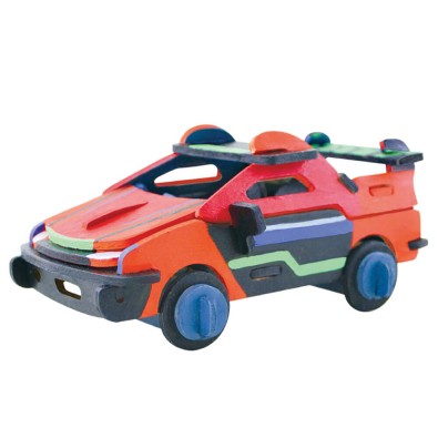 Robotime: Racing Car Painted Construction Kit Robotime: Racing Car Painted Construction Kit