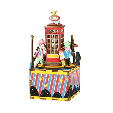 Robotime: Phone booth Robotime: Phone booth