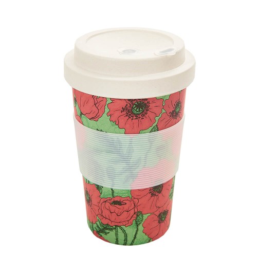 Κούπα Bamboo Poppies (Πράσινη)