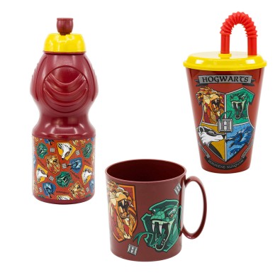 Harry Potter: Σετ School Shields - Κούπα (350 ml), Παγούρι (430 ml), Μπουκάλι (400 ml) Harry Potter: Σετ School Shields - Κούπα (350 ml), Παγούρι (430 ml), Μπουκάλι (400 ml)