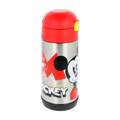 Mickey: Trend Μπουκάλι με Μόνωση και καλαμάκι (360 ml) Mickey: Trend Μπουκάλι με Μόνωση και καλαμάκι (360 ml)