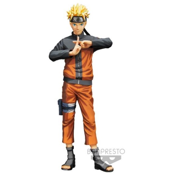 Banpresto: Grandista Nero Manga Dimensions  - Naruto Shippuden - Uzumaki Naruto Statue (15cm) (18406)