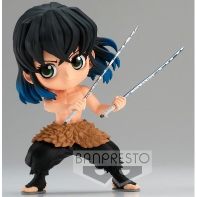 Banpresto: Q Posket - Demon Slayer Kimetsu No Yaiba - Inosuke Hashibira Ⅱ (Ver.A) Figure (13cm) (18455)