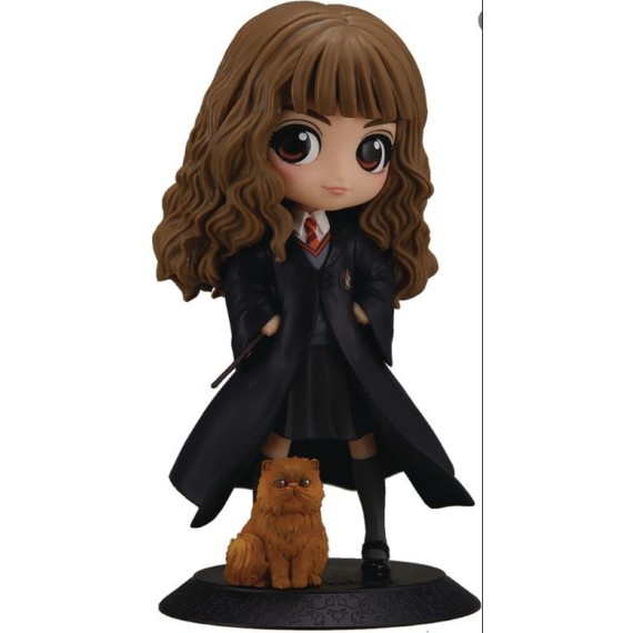 Banpresto: Q Posket - Harry Potter - Hermione Granger With Crookshanks Figure (14cm) (16651)