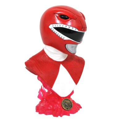 Diamond: Legends In 3D - Mighty Morphin Power Rangers - Red Ranger Bust (1/2) (Sep212194) Diamond: Legends In 3D - Mighty Morphin Power Rangers - Red Ranger Bust (1/2) (Sep212194)