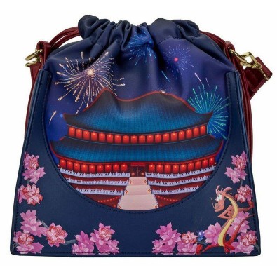 Loungefly: Disney - Mulan Castle Cinch Sack Τσάντα Ώμου Loungefly: Disney - Mulan Castle Cinch Sack Τσάντα Ώμου