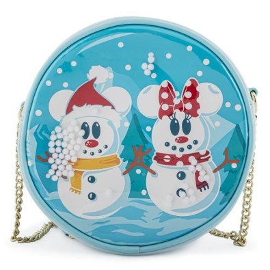 Loungefly: Disney Snowman Mickey Minnie Snow Globe Τσάντα Ώμου Loungefly: Disney Snowman Mickey Minnie Snow Globe Τσάντα Ώμου