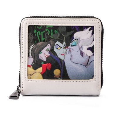 Loungefly: Disney Villains Club Polaroid Zip Wallet Loungefly: Disney Villains Club Polaroid Zip Wallet