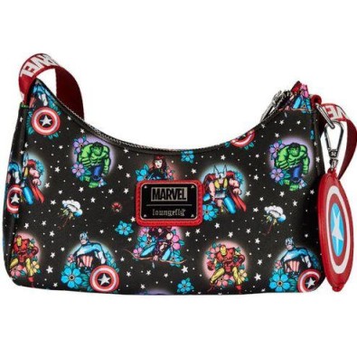 Loungefly: Marvel Avengers Tattoo Τσάντα Ώμου