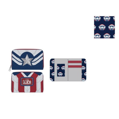 Loungefly: Marvel Falcon Captain America Cosplay Πορτοφόλι