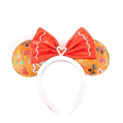 Loungefly: Disney Ginger Bread Aop Patent Bow Heart στέκα Loungefly: Disney Ginger Bread Aop Patent Bow Heart στέκα