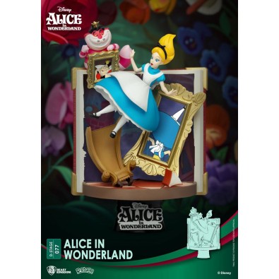 Disney Story Book Series D-Stage PVC Diorama Alice in Wonderland New Version 15 cm Disney Story Book Series D-Stage PVC Diorama Alice in Wonderland New Version 15 cm