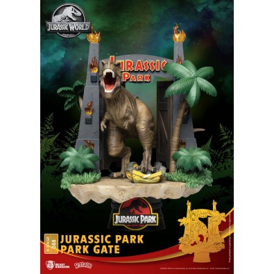 Jurassic Park D-Stage PVC Diorama Park Gate 15 cm Jurassic Park D-Stage PVC Diorama Park Gate 15 cm