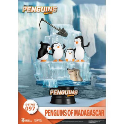 The Penguins from Madagascar D-Stage PVC Diorama Skipper, Kowalski, Private & Rico 14 cm The Penguins from Madagascar D-Stage PVC Diorama Skipper, Kowalski, Private & Rico 14 cm