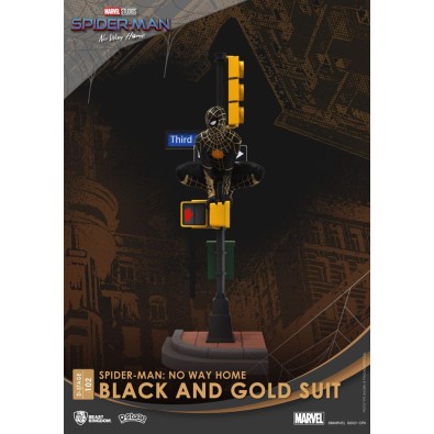 Spider-Man: No Way Home D-Stage PVC Diorama Spider-Man Black and Gold Suit 25 cm Spider-Man: No Way Home D-Stage PVC Diorama Spider-Man Black and Gold Suit 25 cm