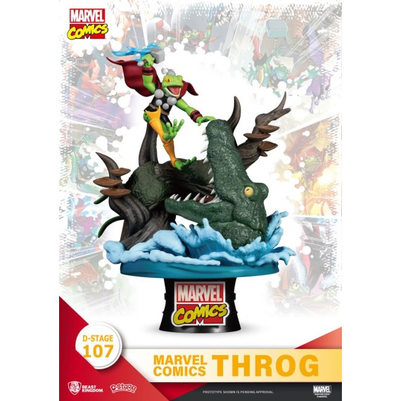 Marvel Comics D-Stage PVC Diorama Throg 17 cm