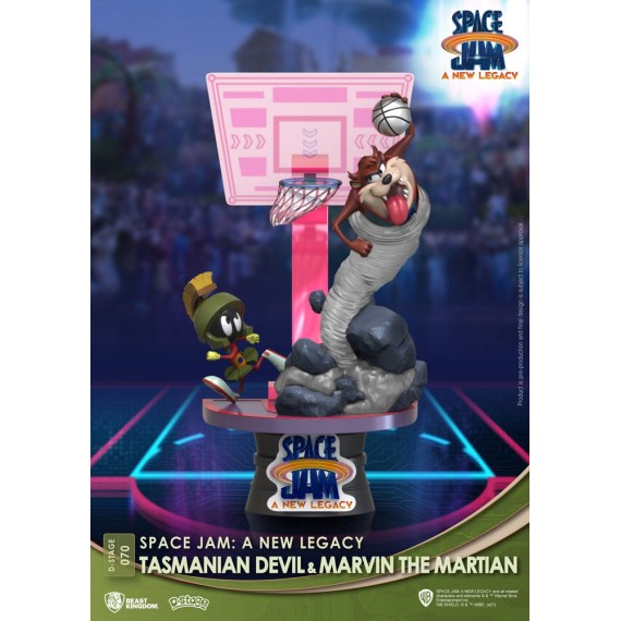 Space Jam: A New Legacy D-Stage PVC Diorama Tasmanian Devil & Marvin The Martian Standard Ver. 15 cm