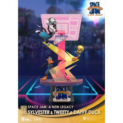 Space Jam: A New Legacy D-Stage PVC Diorama Sylvester & Tweety & Daffy Duck New Version 15 cm Space Jam: A New Legacy D-Stage PVC Diorama Sylvester & Tweety & Daffy Duck New Version 15 cm