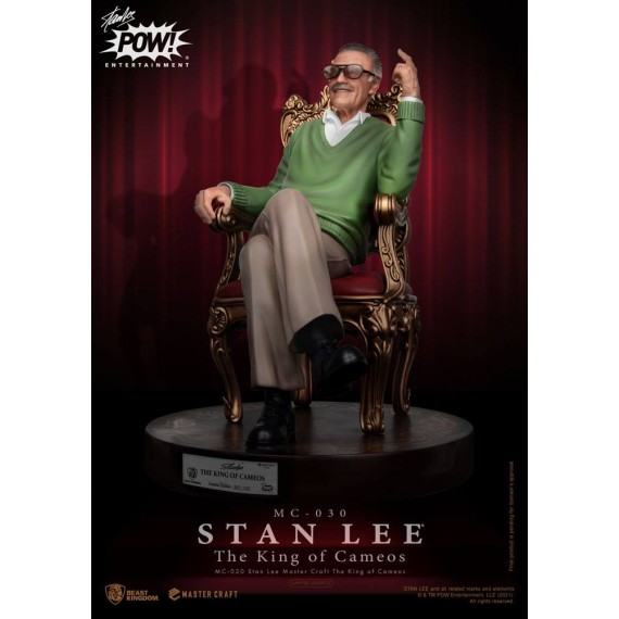 Stan Lee Master Craft Statue The King of Cameos 33 cm