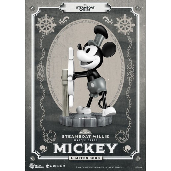 Steamboat Willie Master Craft Statue Mickey 46 cm