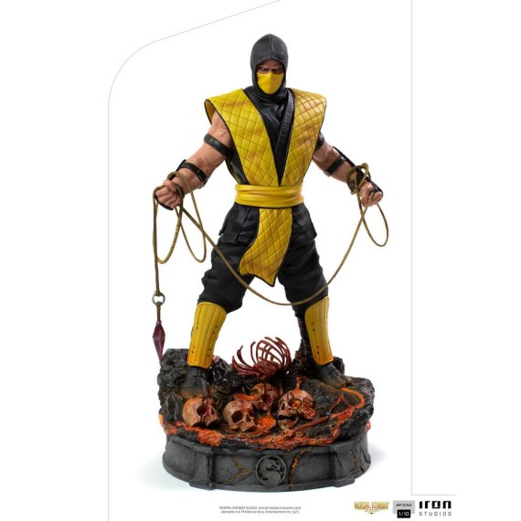 Iron Studios: Mortal Kombat Art Scale Statue 1/10 Scorpion 22 cm