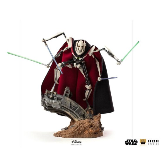 Iron Studios: Star Wars Deluxe BDS Art Scale Statue 1/10 General Grievous 33 cm