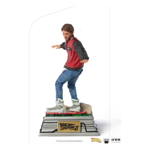 Iron Studios: Zurück in die Zukunft II Art Scale Statue 1/10 Marty McFly on Hoverboard 22 cm