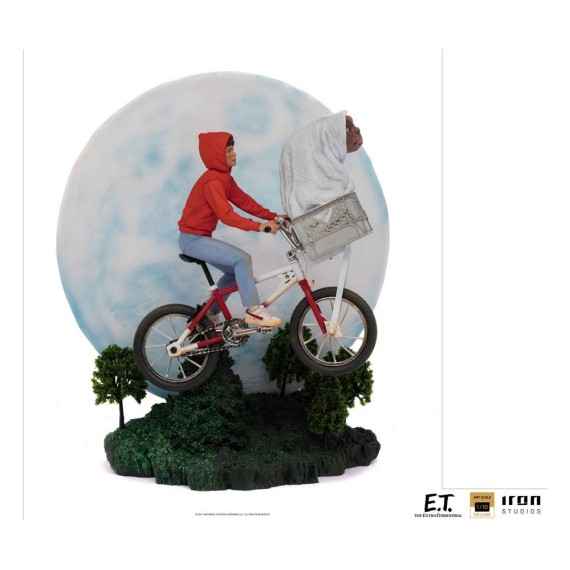 Iron Studios: E.T. the Extra-Terrestrial Deluxe Art Scale Statue 1/10 E.T. & Elliot 27 cm