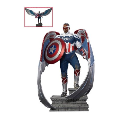 Iron Studios: The Falcon and the Winter Soldier Legacy Replica Statue 1/4 Captain America Sam Wilson (Complete) Iron Studios: The Falcon and the Winter Soldier Legacy Replica Statue 1/4 Captain America Sam Wilson (Complete)
