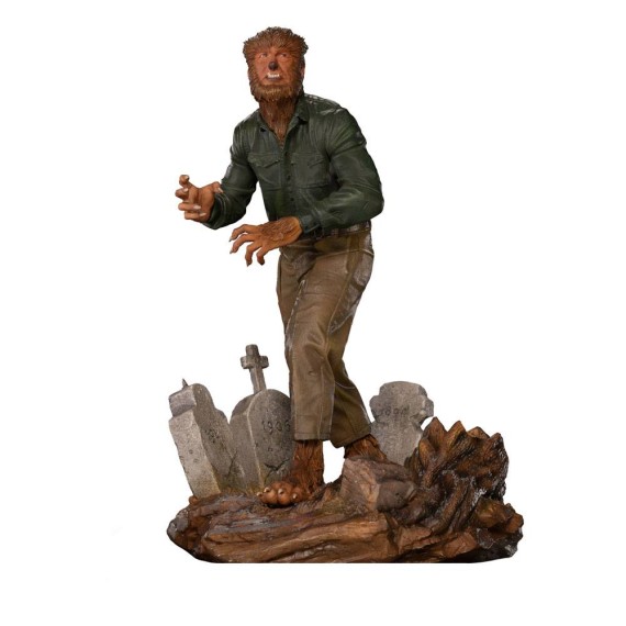 Iron Studios: Universal Monsters Deluxe Art Scale Statue 1/10 The Wolf Man 21 cm