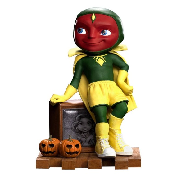 Iron Studios: WandaVision Mini Co. PVC Figur Vision Halloween Version 19 cm