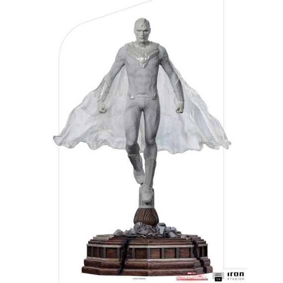 Iron Studios: WandaVision Legacy Replica Statue 1/4 White Vision 70 cm