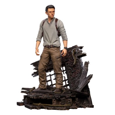 Iron Studios: Uncharted Movie Deluxe Art Scale Statue 1/10 Nathan Drake 22 cm Iron Studios: Uncharted Movie Deluxe Art Scale Statue 1/10 Nathan Drake 22 cm