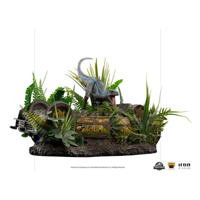 Iron Studios: Jurassic World Fallen Kingdom Deluxe Art Scale Statue 1/10 Blue 24 cm Iron Studios: Jurassic World Fallen Kingdom Deluxe Art Scale Statue 1/10 Blue 24 cm
