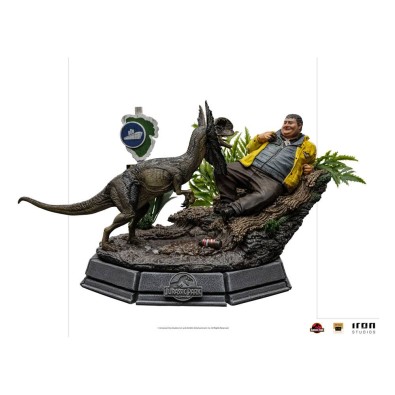 Iron Studios: Jurassic Park Art Scale Statue 1/10 Dennis Nedry meets the Dilophosaurus 21 cm Iron Studios: Jurassic Park Art Scale Statue 1/10 Dennis Nedry meets the Dilophosaurus 21 cm