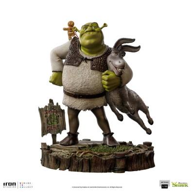Iron Studios: Shrek Deluxe Art Scale Statue 1/10 Shrek, Donkey and The Gingerbread Man 26 cm Iron Studios: Shrek Deluxe Art Scale Statue 1/10 Shrek, Donkey and The Gingerbread Man 26 cm