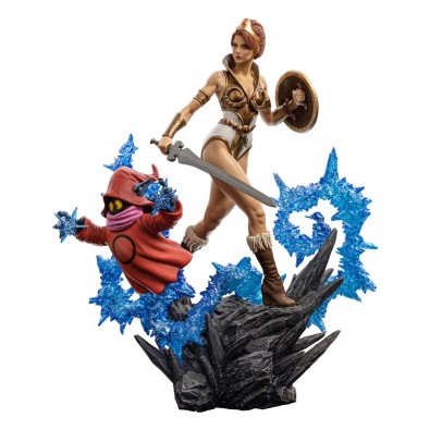Iron Studios: Masters of the Universe Deluxe Art Scale Statue 1/10 Teela & Orko 25 cm Iron Studios: Masters of the Universe Deluxe Art Scale Statue 1/10 Teela & Orko 25 cm