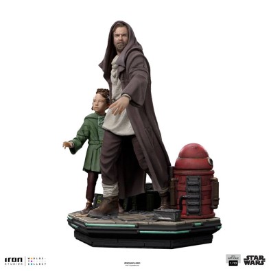 Iron Studios: Star Wars: Obi-Wan Kenobi Deluxe Art Scale Statue 1/10 Obi-Wan & Young Leia 20 cm Iron Studios: Star Wars: Obi-Wan Kenobi Deluxe Art Scale Statue 1/10 Obi-Wan & Young Leia 20 cm