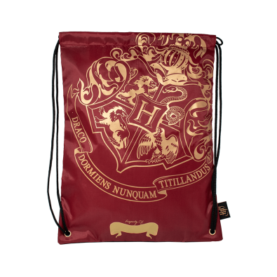 Harry Potter: Τσάντα Πλάτης με κορδόνια Black - Crest & Customise Harry Potter: Τσάντα Πλάτης με κορδόνια Black - Crest & Customise