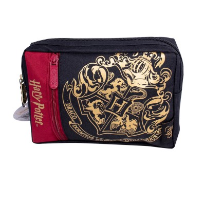 Harry Potter: Multi Pocket Pencil Case - Crest &  Customise Harry Potter: Multi Pocket Pencil Case - Crest &  Customise