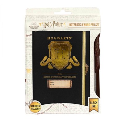 Harry Potter: Σετ Σημειωματάριο με Στυλό Μαγικό Ραβδί - Hogwarts Shield Harry Potter: Σετ Σημειωματάριο με Στυλό Μαγικό Ραβδί - Hogwarts Shield