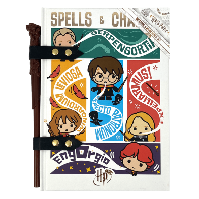 Harry Potter: Σετ Σημειωματάριο με Στυλό Μαγικό Ραβδί - Kawaii Harry Potter: Σετ Σημειωματάριο με Στυλό Μαγικό Ραβδί - Kawaii