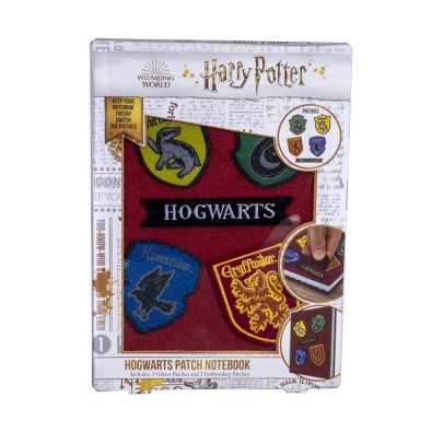 Harry Potter: Σημειωματάριο Velcro με Μπαλώματα Harry Potter: Σημειωματάριο Velcro με Μπαλώματα