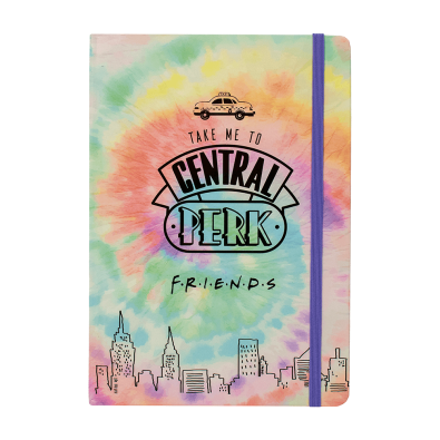 Friends: Σημειωματάριο A5 με λάστιχο - Tie Dye Friends: Σημειωματάριο A5 με λάστιχο - Tie Dye