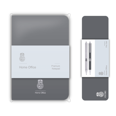 Home Office Premium Gift Set A5 Notebook and 2 Pen Box Home Office Premium Gift Set A5 Notebook and 2 Pen Box