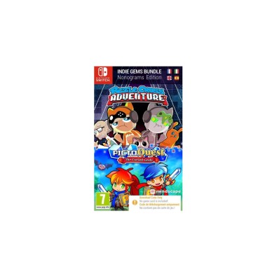 Piczle Cross Adventure + Pictoquest : The Cursed Grids (Code In A Box) - Switch Piczle Cross Adventure + Pictoquest : The Cursed Grids (Code In A Box) - Switch