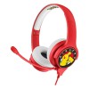 OTL Pokémon Kids Interactive Ενσύρματα On Ear Παιδικά Ακουστικά Pikachu Red