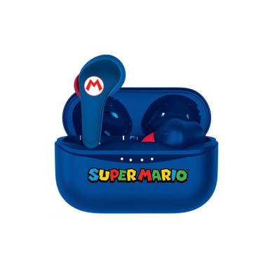 OTL Nintendo Super Mario In-ear Bluetooth Handsfree Ακουστικά με Θήκη Φόρτισης Μπλε OTL Nintendo Super Mario In-ear Bluetooth Handsfree Ακουστικά με Θήκη Φόρτισης Μπλε