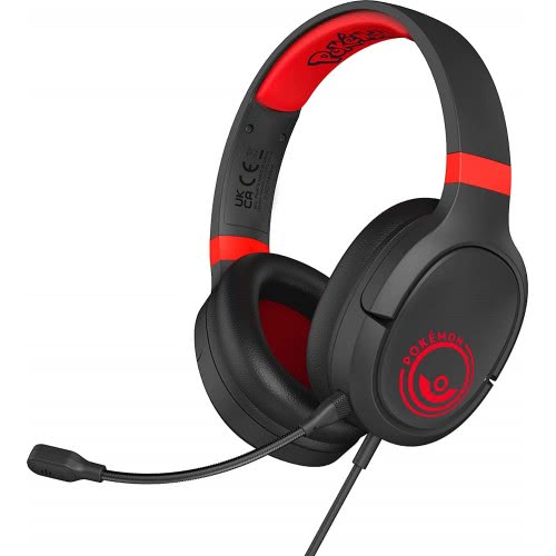OTL Pokémon Poké Ball Pro G1 Ενσύρματα Over Ear Ακουστικά Μαύρα