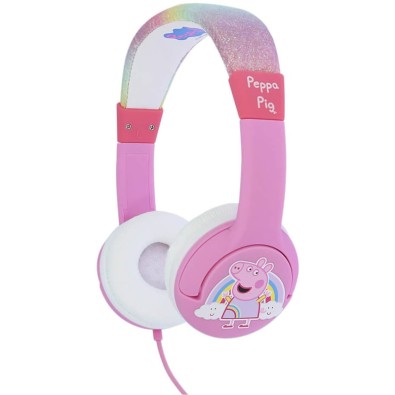 OTL Peppa Pig Glitter Rainbow Peppa Kids Headphones Ενσύρματα Over Ear Παιδικά Ακουστικά Ροζ OTL Peppa Pig Glitter Rainbow Peppa Kids Headphones Ενσύρματα Over Ear Παιδικά Ακουστικά Ροζ